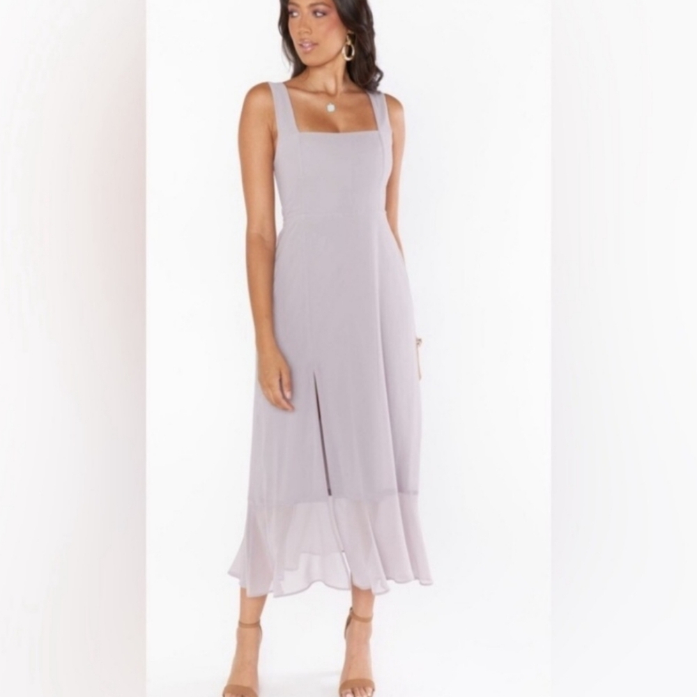 Show Me Your MuMu Claire Midi Bridesmaid Dress - Picture 2 of 14